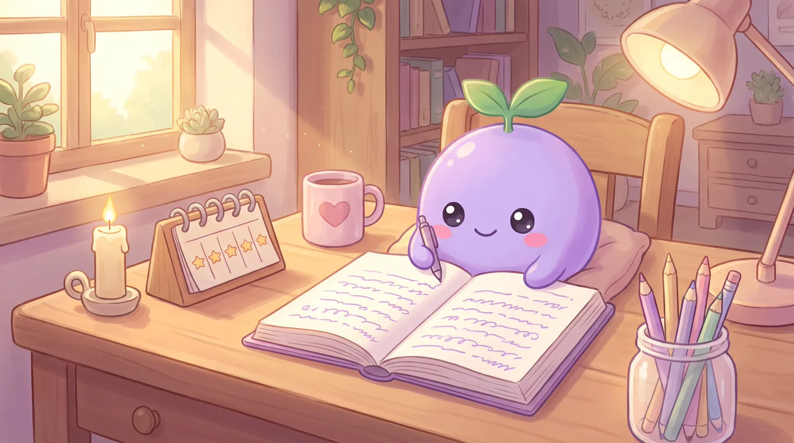 The dreamling writing the same line over and over in a notebook, five days marked on a calendar
